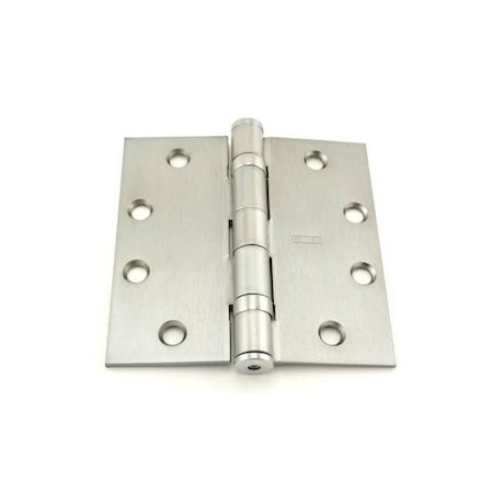 Best Hinges 4-1/2inx4-1/2in Steel Full Mortise Ball Bearing Standard Weight Square Corner Hinge # 068441 FBB17941226D